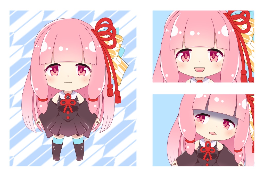 【Live2Dモデル】ちっちゃい琴葉姉妹【nizimaLive対応ファイル(.moc3)、CubismEditorファイル(.cmo3)】