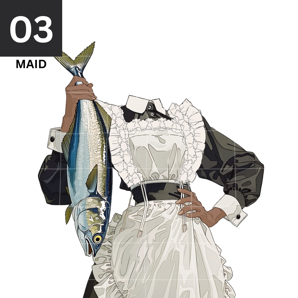 03 - Maid Chef | Vts | VTuber向け | Vtuber Asset