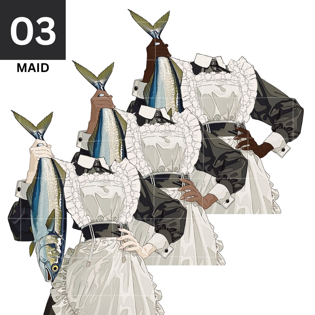 03 - Maid Chef | Vts | VTuber向け | Vtuber Asset