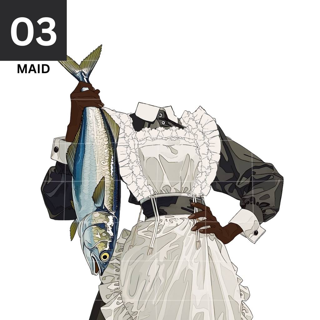 03 - Maid Chef | Vts | VTuber向け | Vtuber Asset