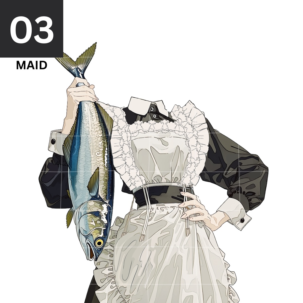 03 - Maid Chef | Vts | VTuber向け | Vtuber Asset