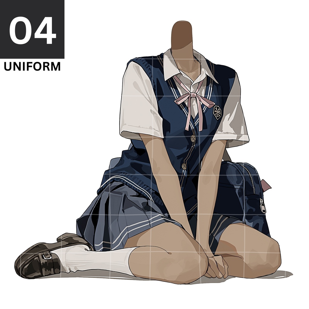 04 - Uniform | Vts | VTuber向け | Vtuber Asset