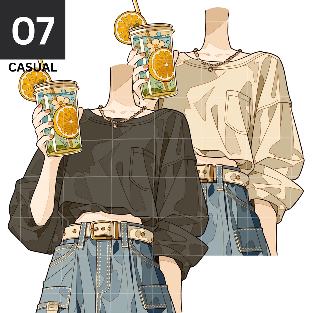07 - CASUAL DAY | Vts | VTuber向け | Vtuber Asset