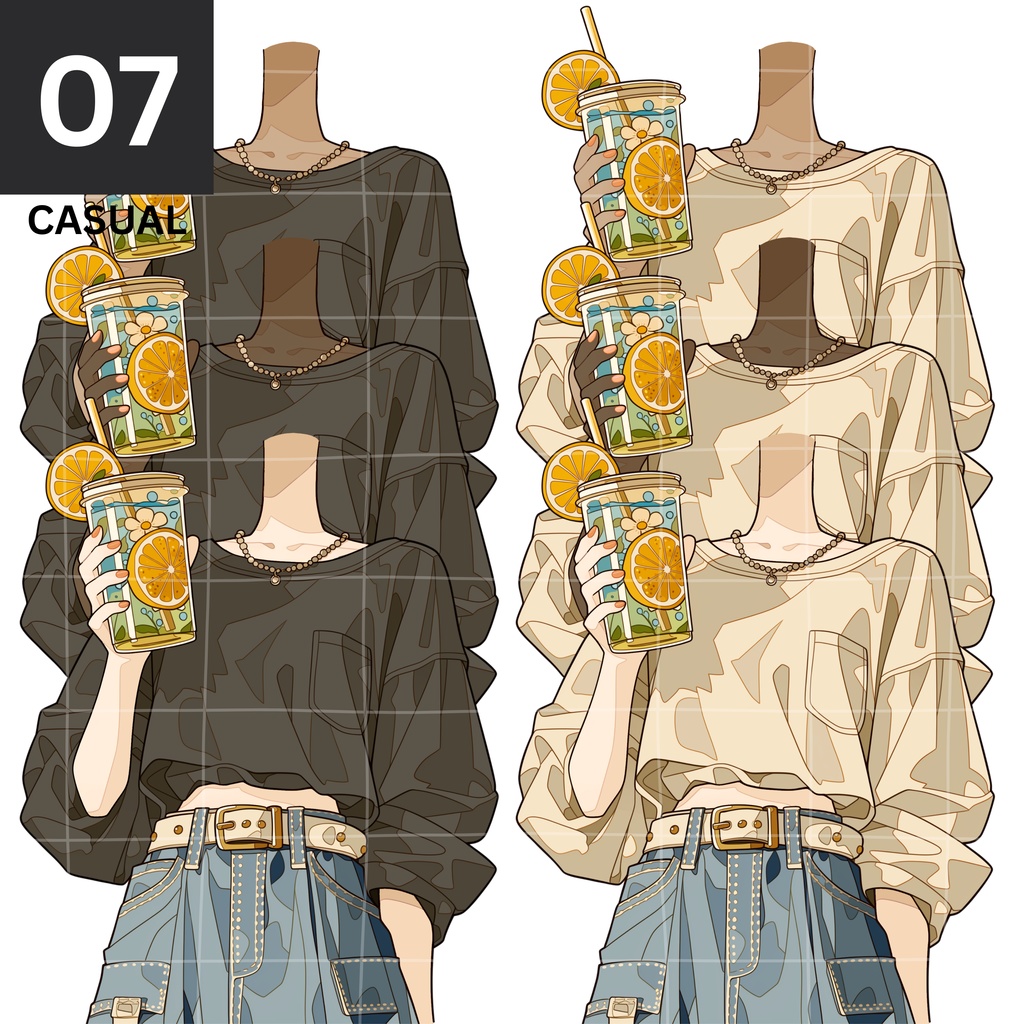 07 - CASUAL DAY | Vts | VTuber向け | Vtuber Asset