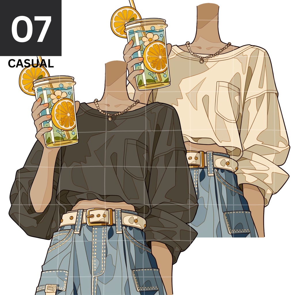 07 - CASUAL DAY | Vts | VTuber向け | Vtuber Asset