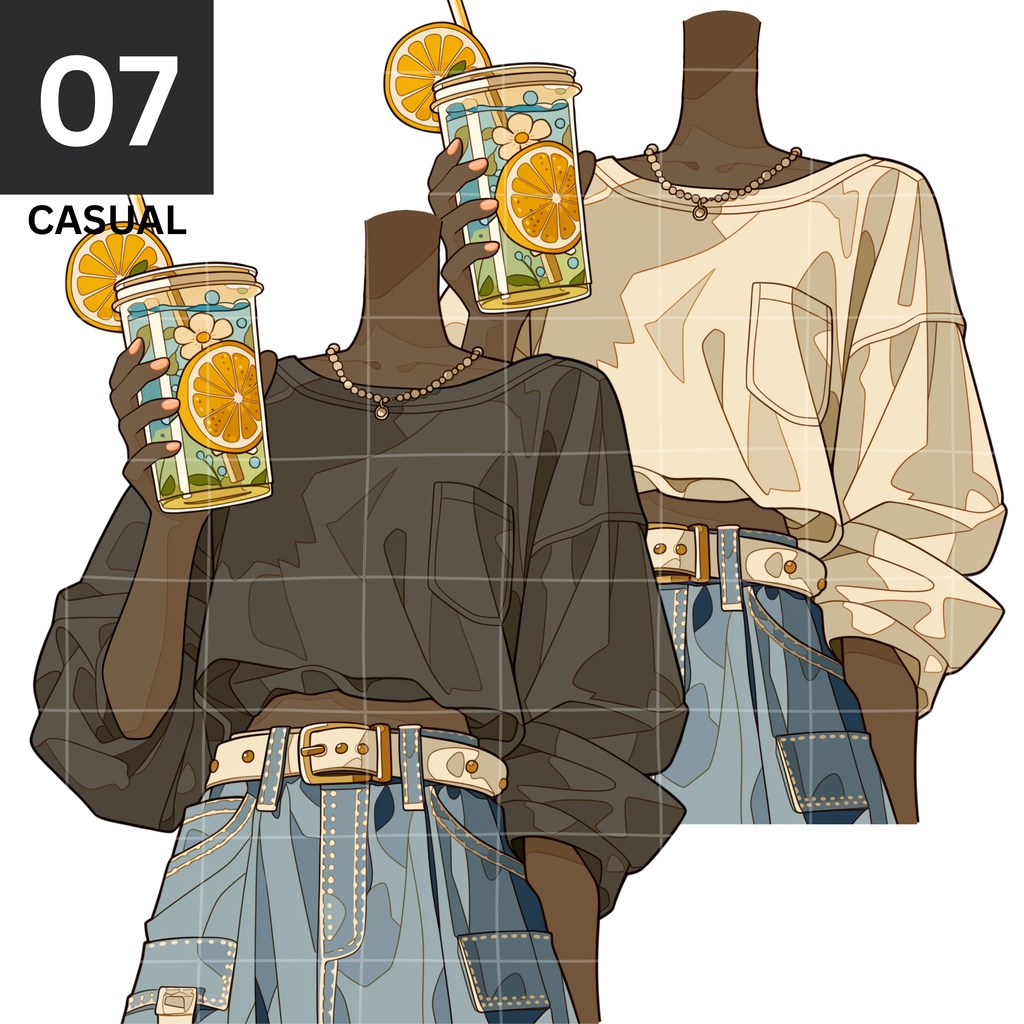 07 - CASUAL DAY | Vts | VTuber向け | Vtuber Asset