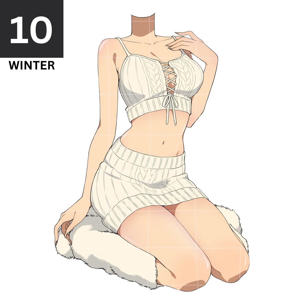 10 - CASUAL X'MAS | Vts | VTuber向け | Vtuber Asset