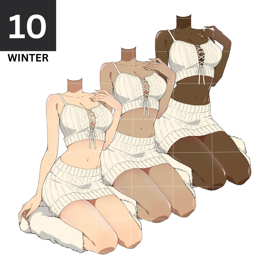 10 - CASUAL X'MAS | Vts | VTuber向け | Vtuber Asset
