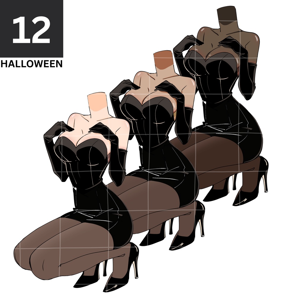 12 - SEXY HALLOWEEN | Vts | VTuber向け | Vtuber Asset