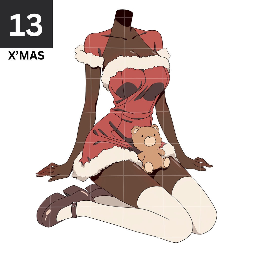13 - X'MAS OUTFIT | Vts | VTuber向け | Vtuber Asset