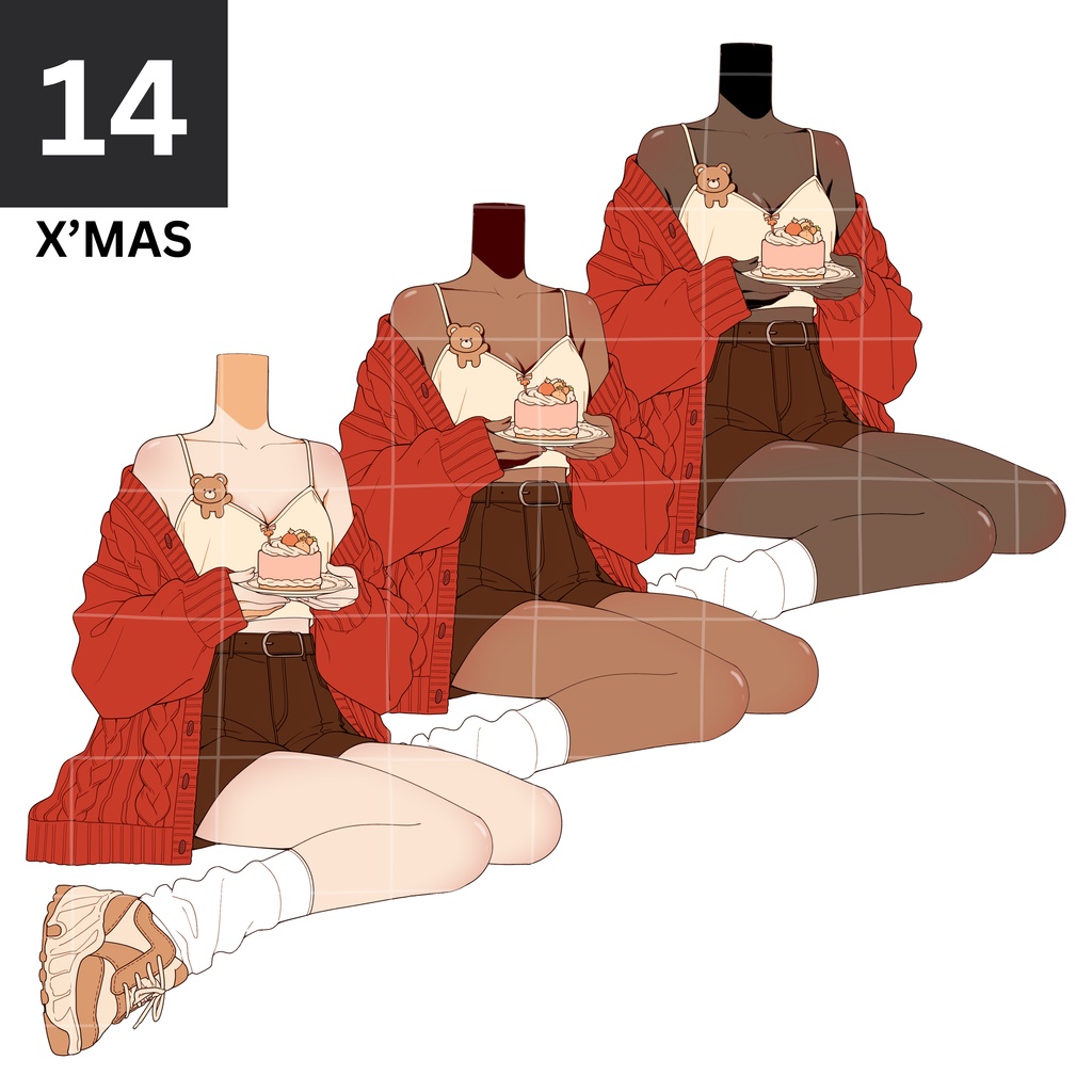 14 - CUTE WINTER | Vts | VTuber向け | Vtuber Asset