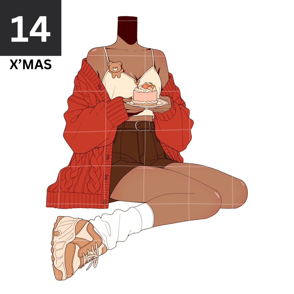 14 - CUTE WINTER | Vts | VTuber向け | Vtuber Asset