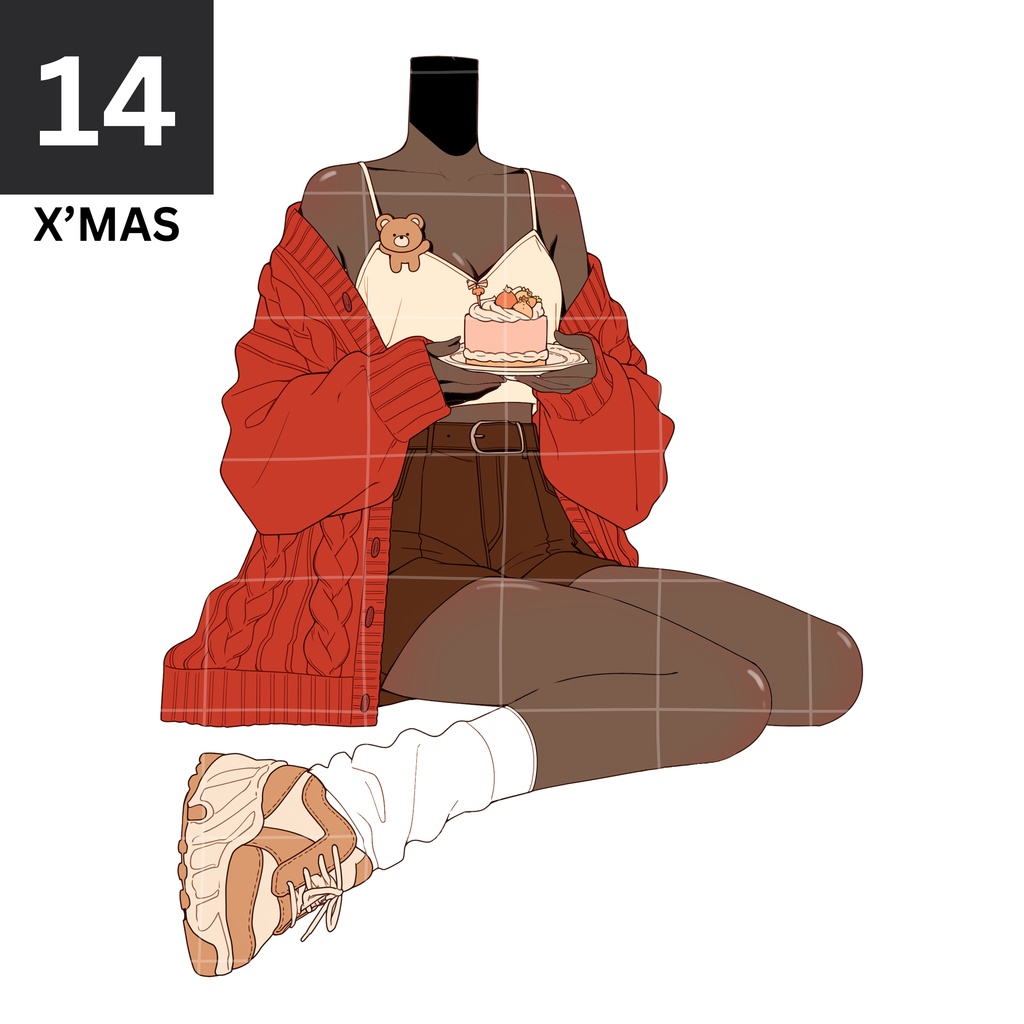 14 - CUTE WINTER | Vts | VTuber向け | Vtuber Asset