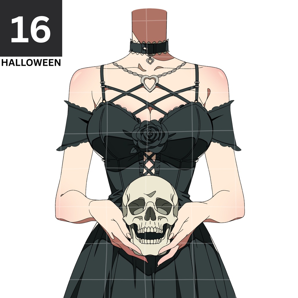 16 - CASUAL HALLOWEEN | Vts | VTuber向け | Vtuber Asset