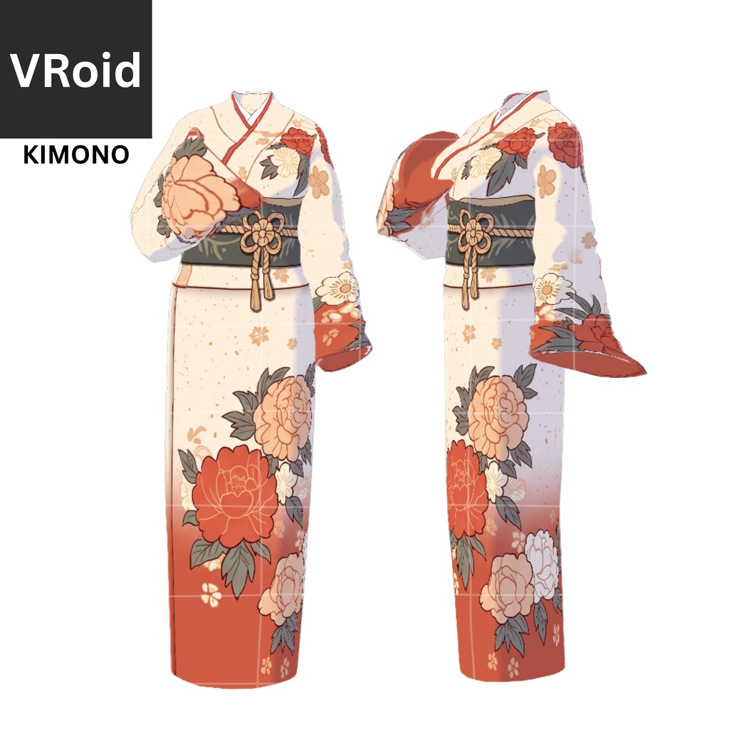 19 - KIMONO | Vroid | Vtuber Asset