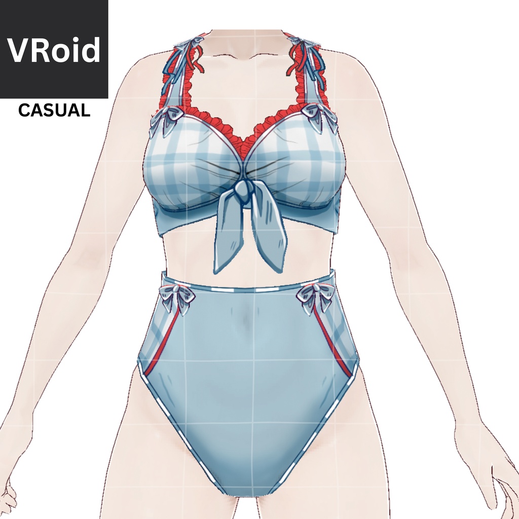 SUMMER WEAR | Vroid | Vtuber Asset