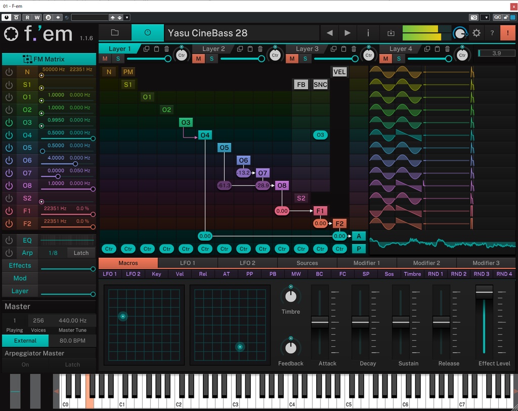 YCB46 - F.'em Presets, Cinematic Rhythmic Bass