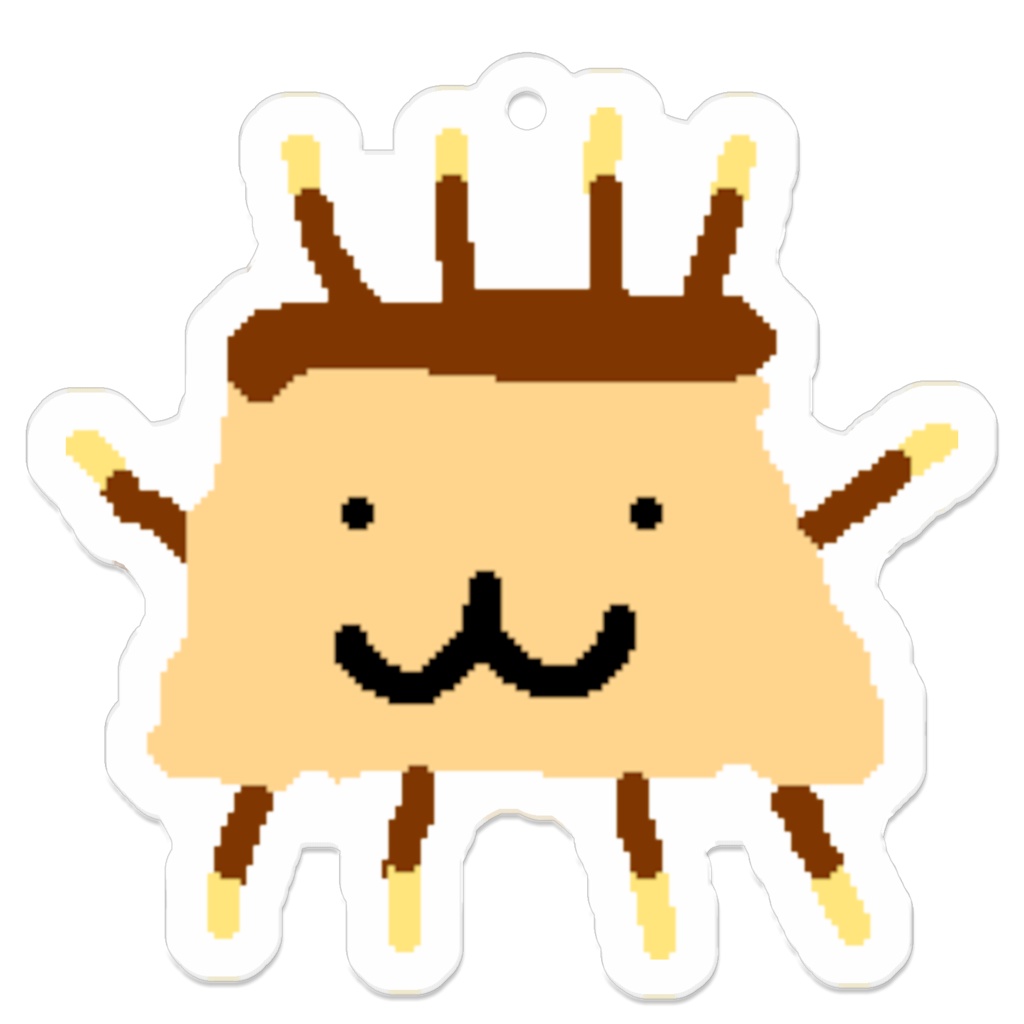 プリンアクリルキーホルダー