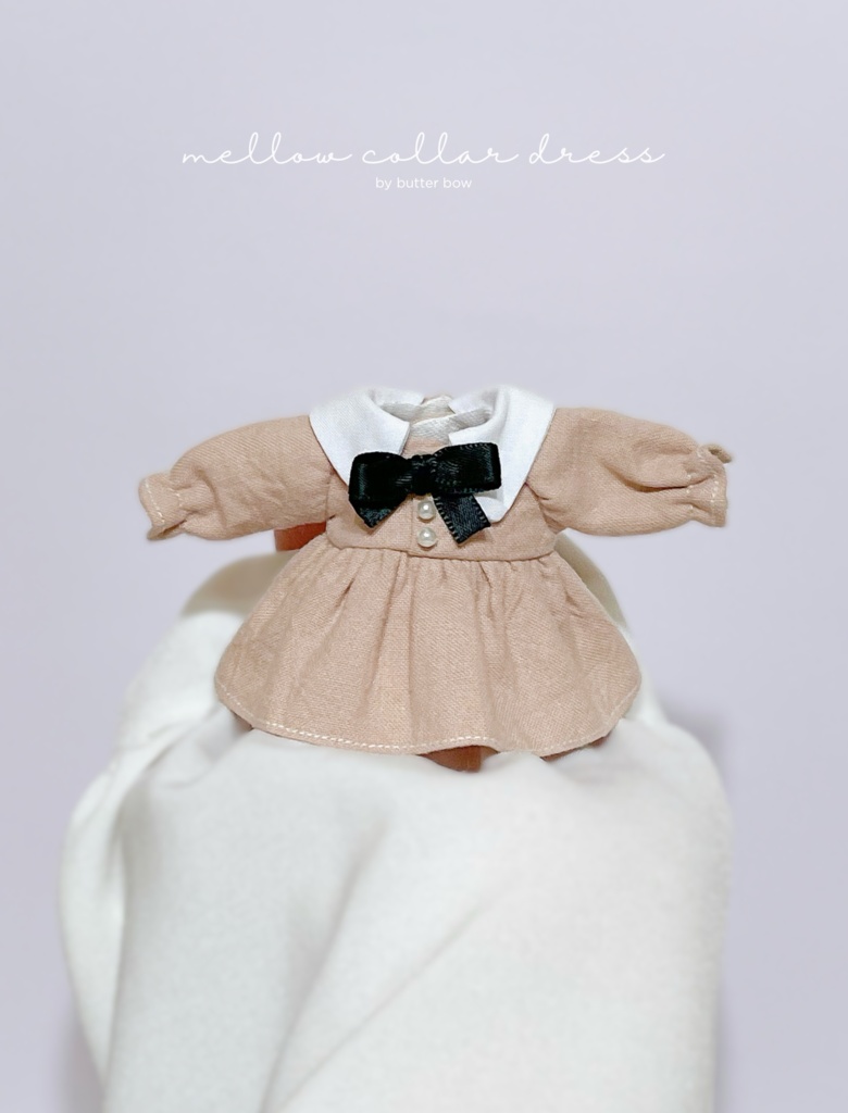mellow collar dress(Petit) #7 - 1/12ドール・ブラインドドール用