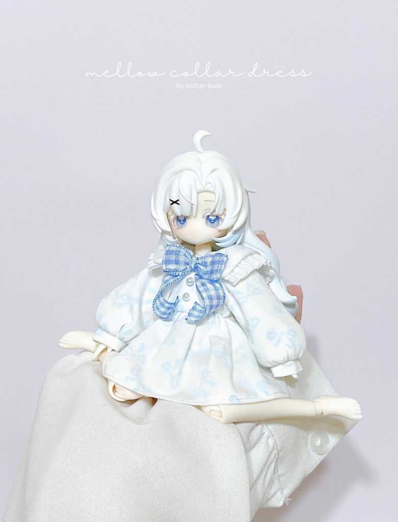 mellow collar dress(Regular) #2 - 1/12(高身長)ブラインドドール用ワンピース
