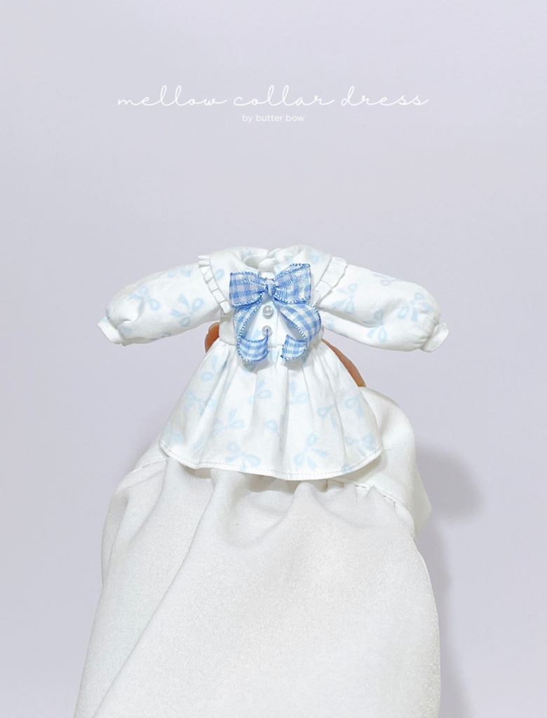 mellow collar dress(Regular) #2 - 1/12(高身長)ブラインドドール用ワンピース
