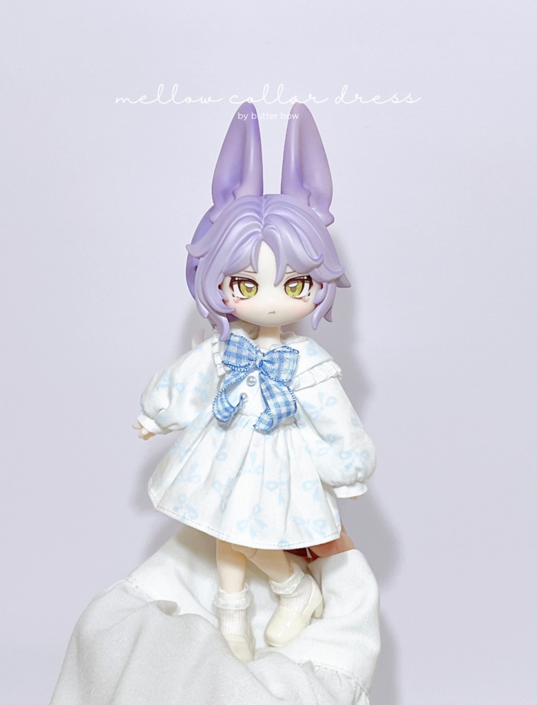 mellow collar dress(Regular) #2 - 1/12(高身長)ブラインドドール用ワンピース