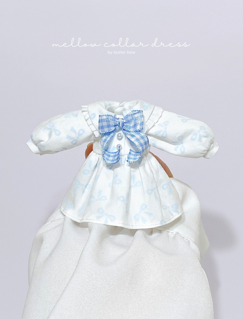 mellow collar dress(Regular) #2 - 1/12(高身長)ブラインドドール用ワンピース