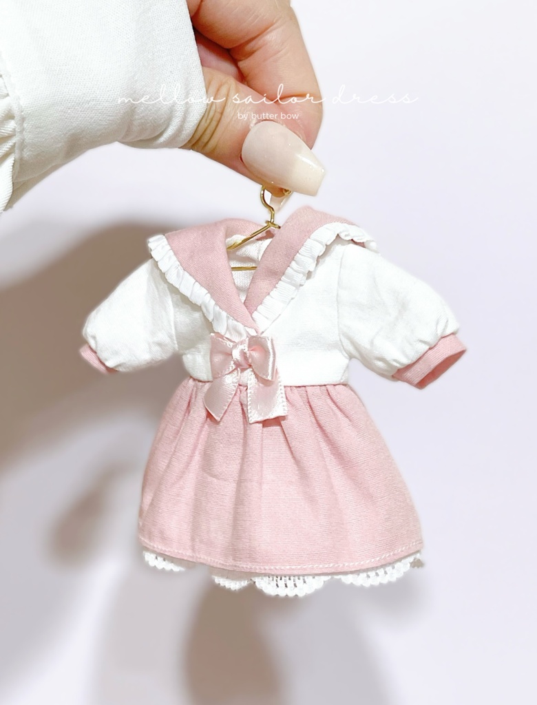 mellow sailor dress(Curvy) #1 - ボニーバニー6・小1/6ブラインドドール用ワンピース