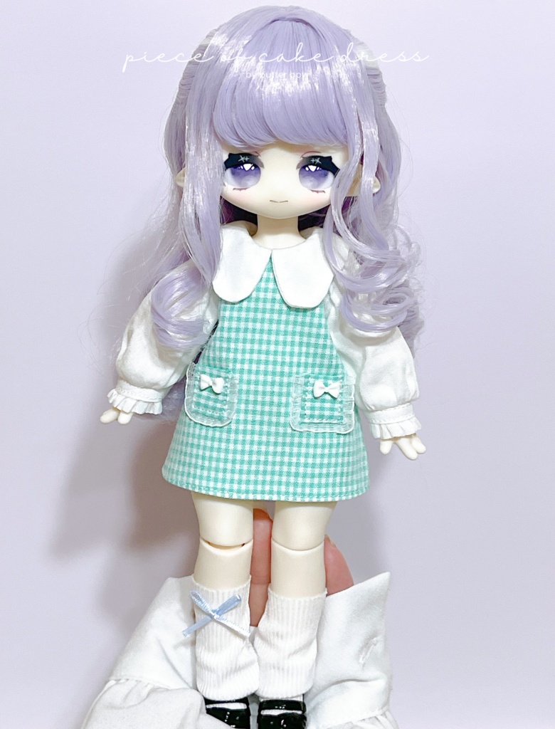 piece of cake  dress(1/6) #1 - モフモフおやすみ・1/6ブラインドドール用ワンピース