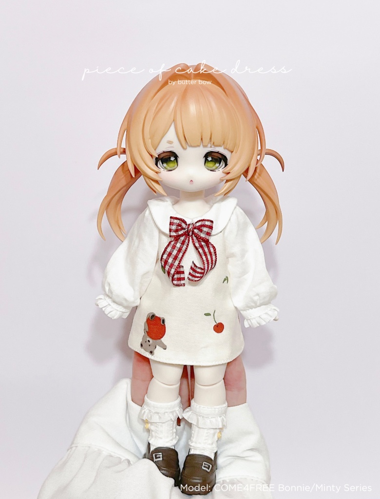 piece of cake  dress(Curvy) #2 - ボニーバニー6・小1/6ブラインドドール用ワンピース