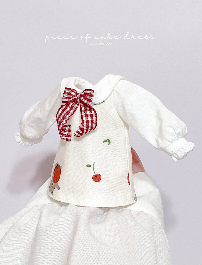 piece of cake  dress(Curvy) #2 - ボニーバニー6・小1/6ブラインドドール用ワンピース