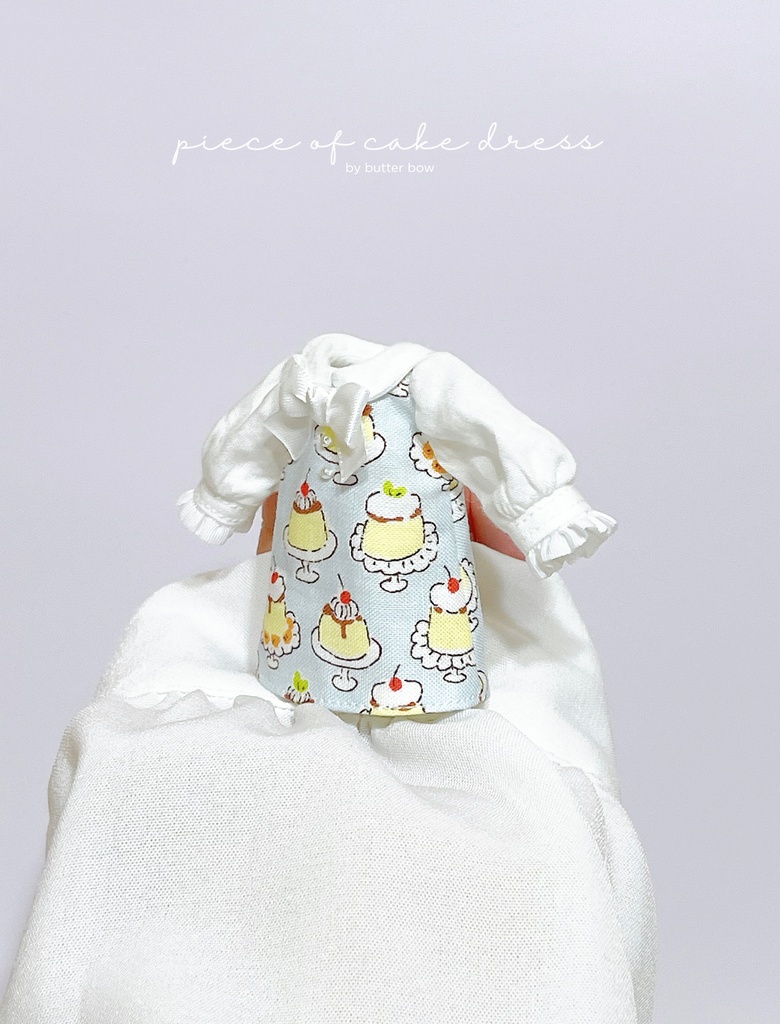 piece of cake dress(Petit) #1 - 1/12ブラインドドール用ワンピース