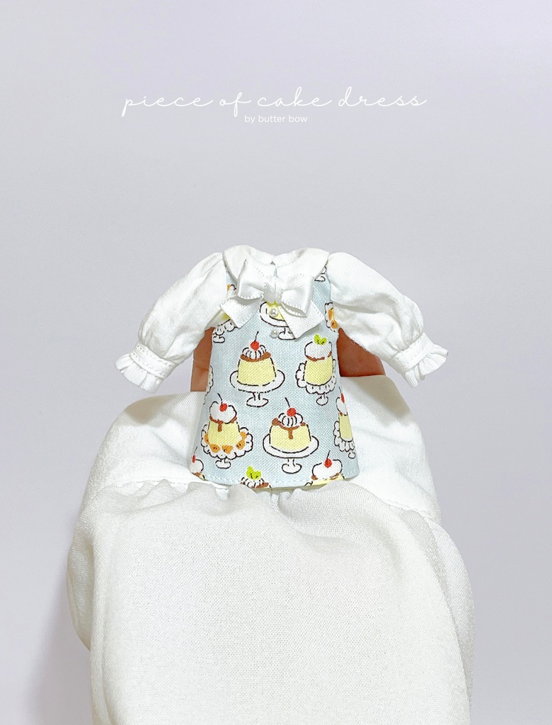 piece of cake dress(Petit) #1 - 1/12ブラインドドール用ワンピース