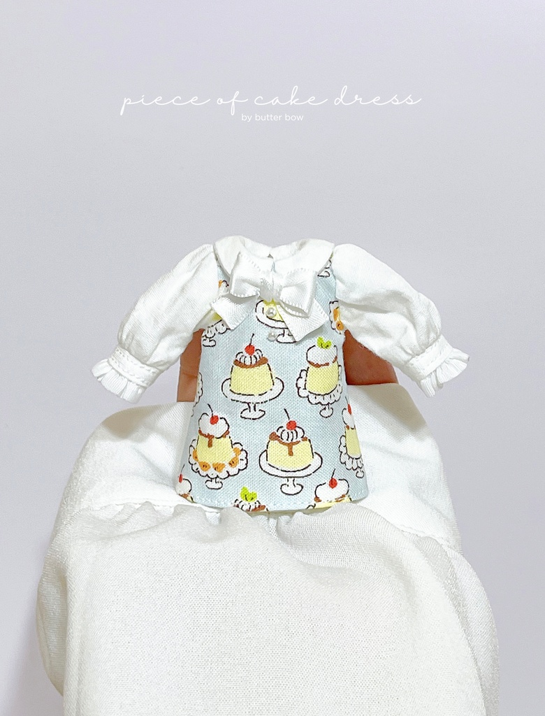 piece of cake dress(Petit) #1 - 1/12ブラインドドール用ワンピース
