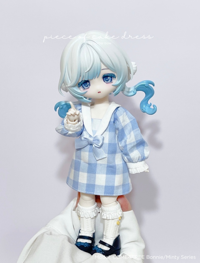 piece of cake  dress(Curvy) #3 - ボニーバニー6/7・小1/6ブラインドドール用ワンピース