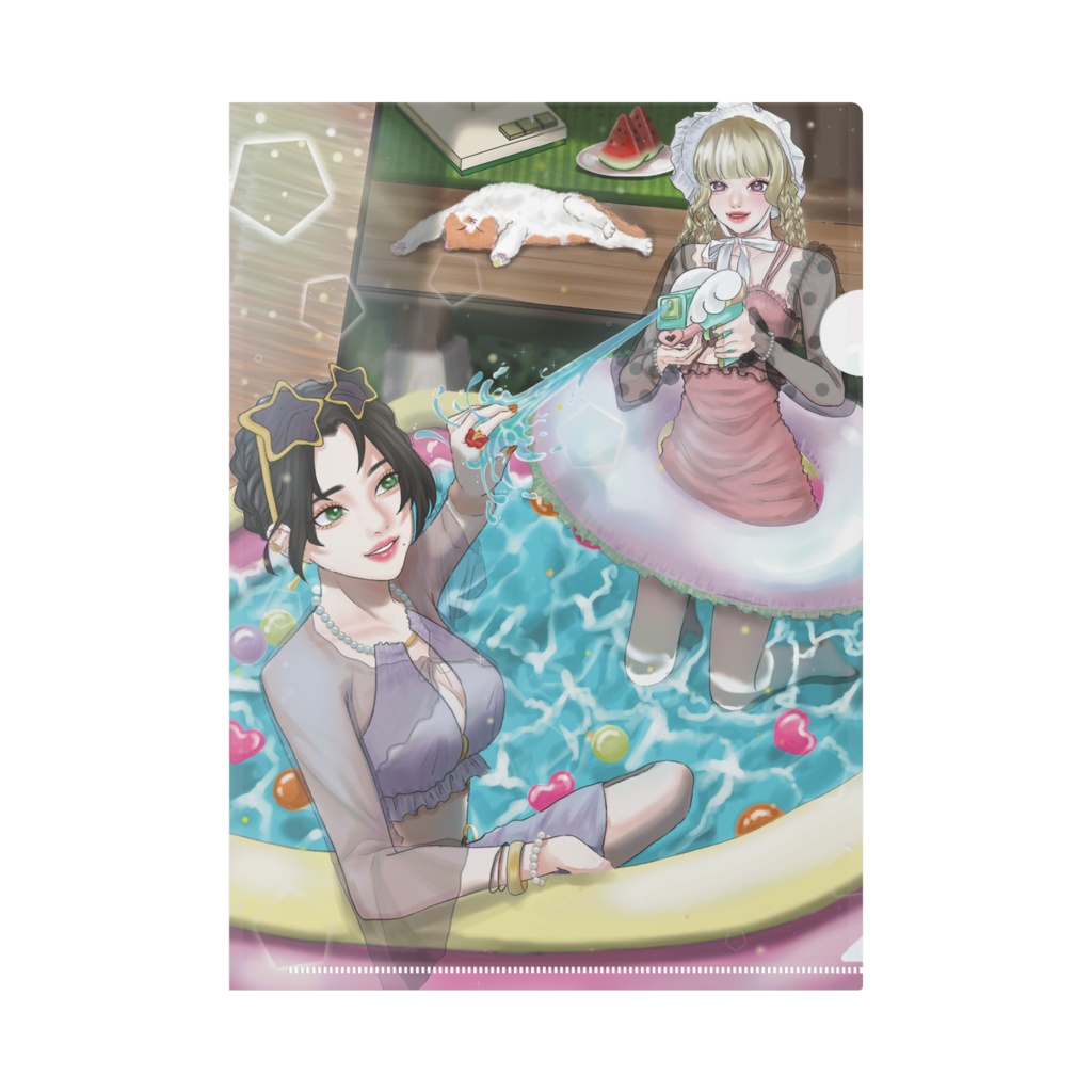 "夏の絢爛"クリアファイル