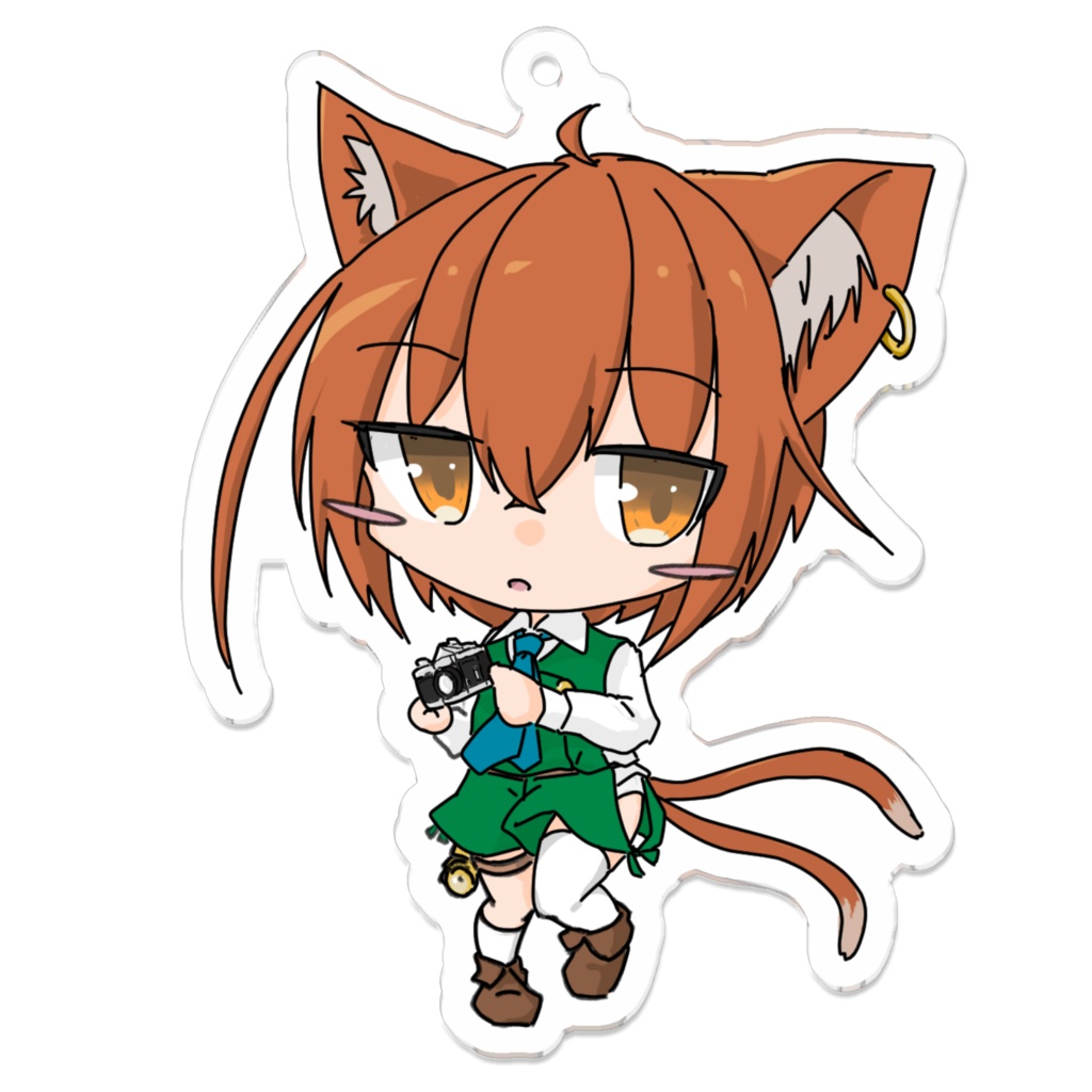 麦白メリル　アクリルキーホルダー