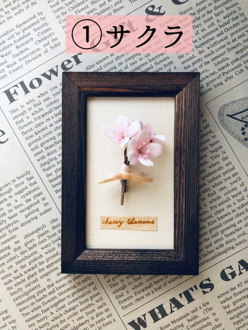 春組🌸布花ブローチ