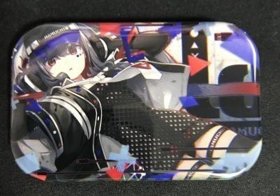 『はむち』スクエア缶バッジ①