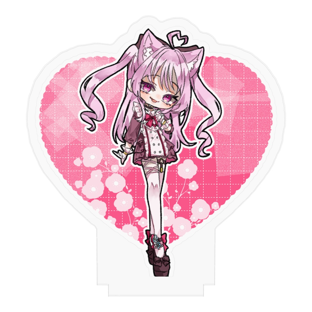 桜楽あみアクリルスタンド(デフォルメイラスト)