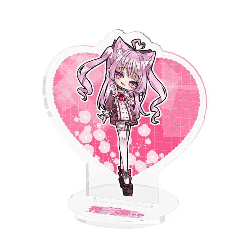 桜楽あみアクリルスタンド(デフォルメイラスト)