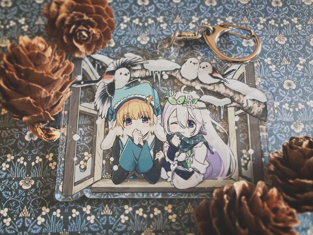 あさチュンアクキー雪の妖精ver.