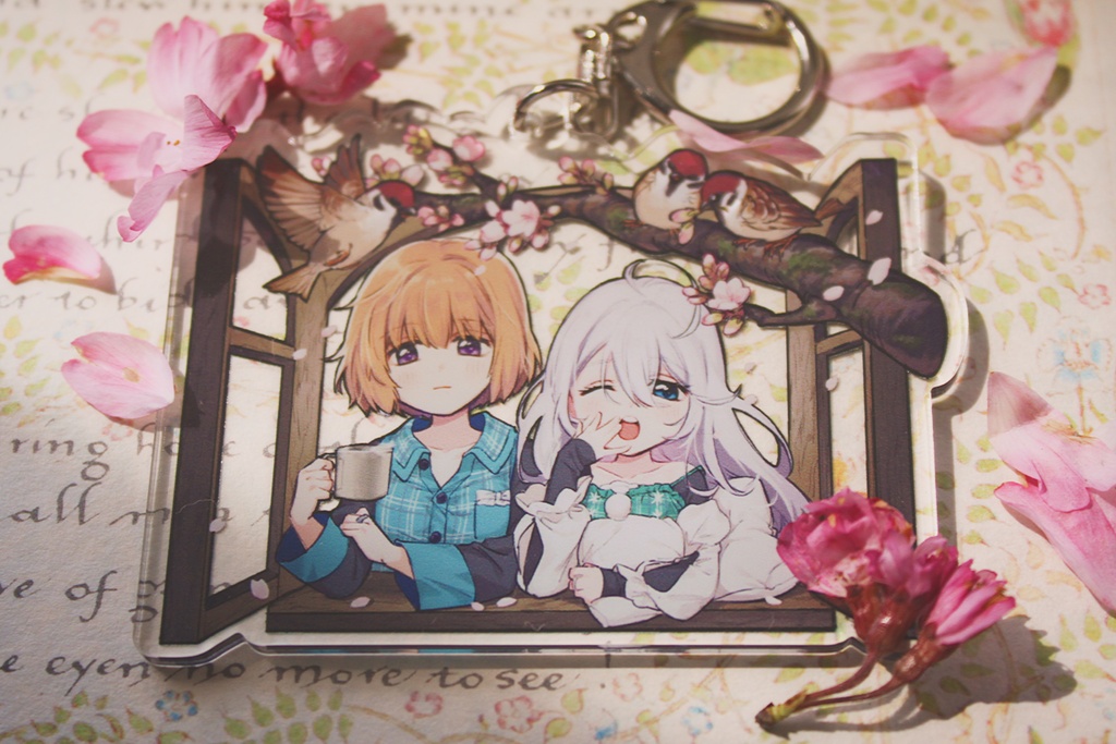 あさチュンアクキー朝チュンver.