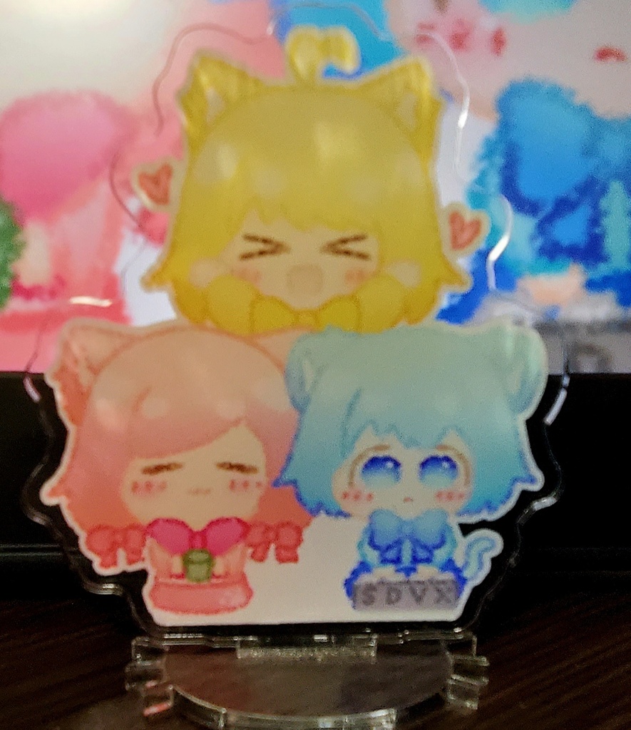 ねこそれぞれ!バタキャアクスタ!