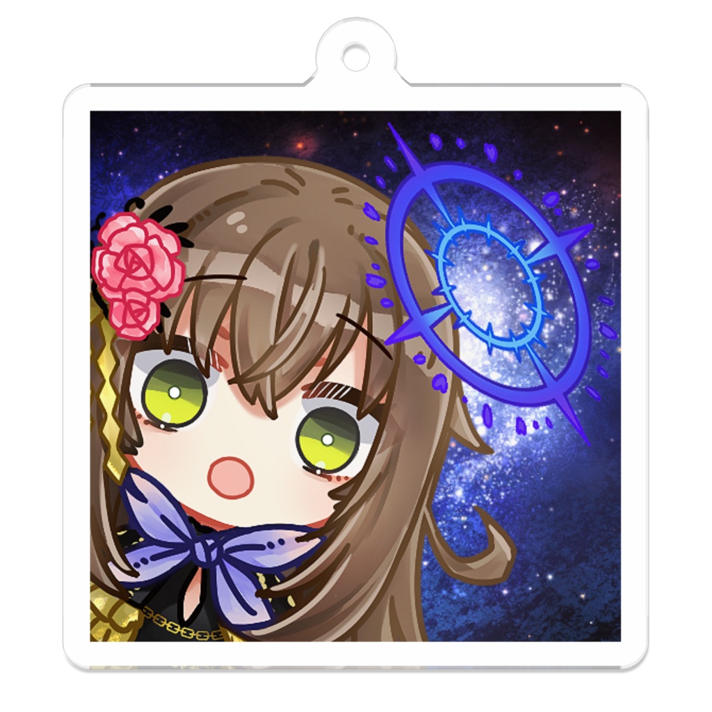 Qliphaデフォルメ宇宙アクキー