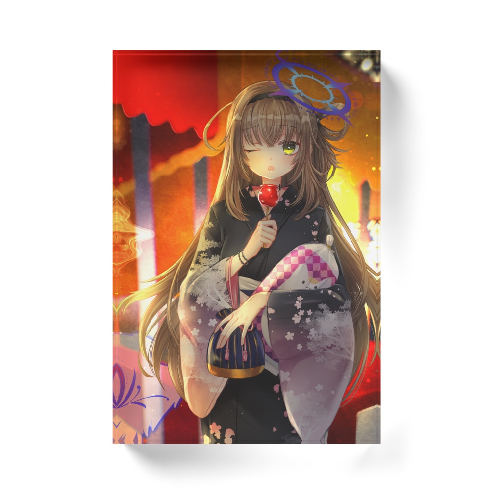 Qlipha浴衣アクリルブロック