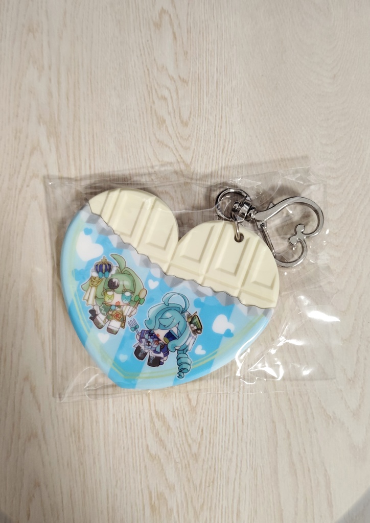 ハート型チョコキーホルダー