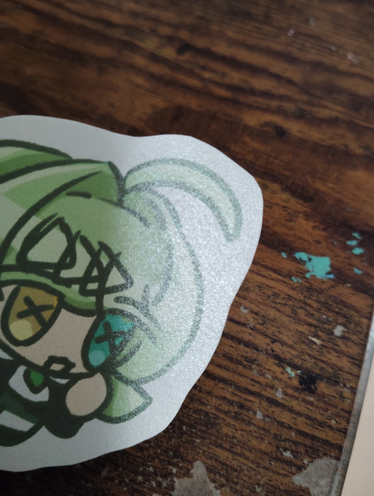 キラキラ変形カード