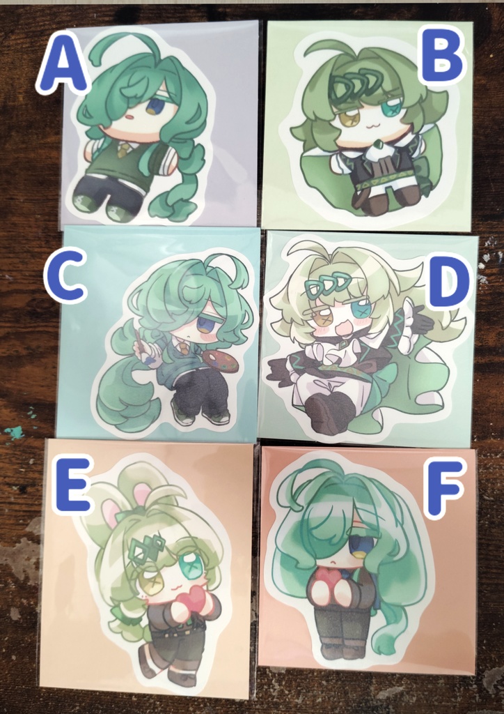 キラキラ変形カード