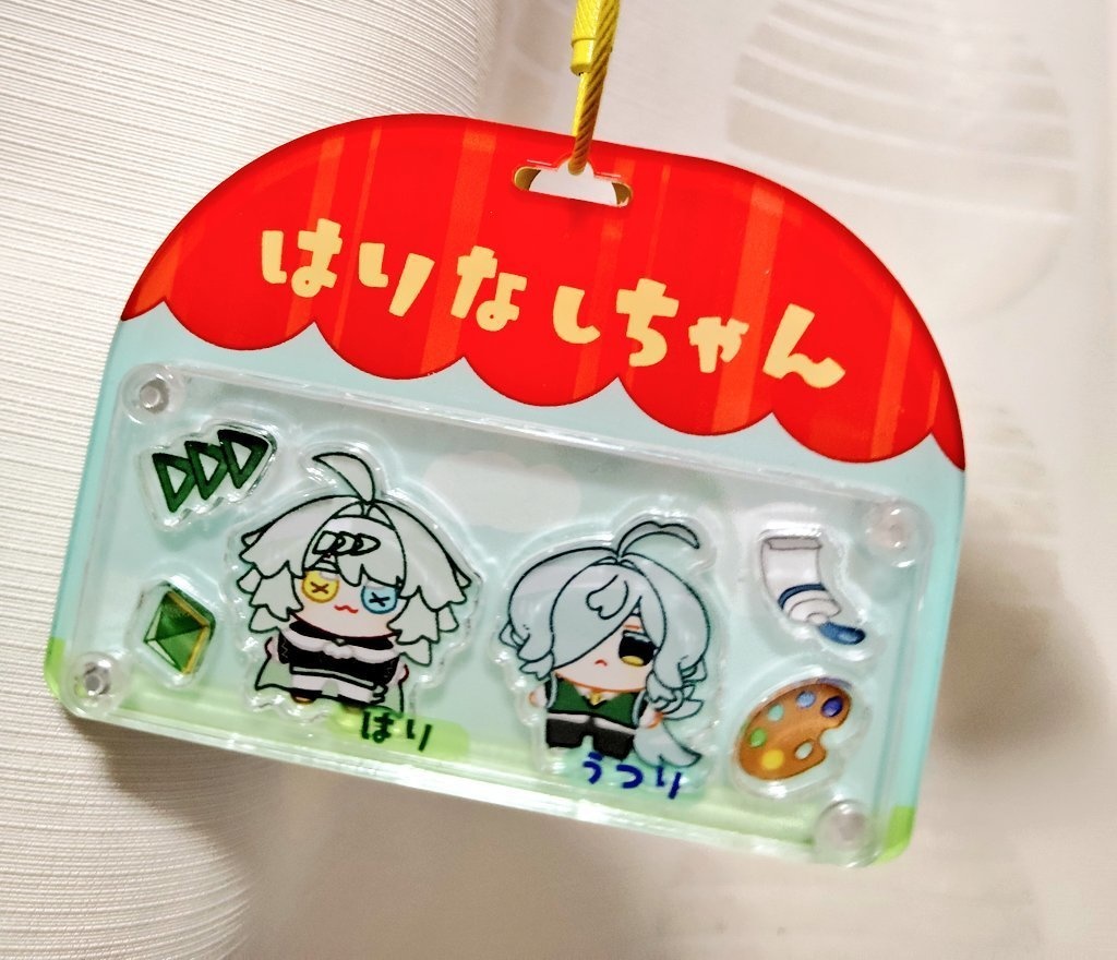 パッケージ風アクリルキーホルダー